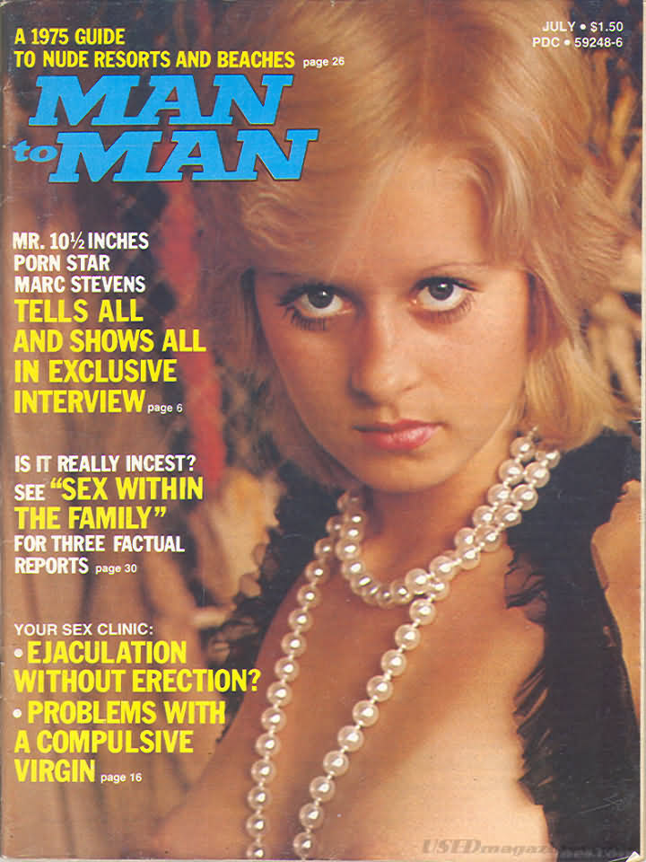 Man to Man July 1975 July 1975 magazine back issue cover