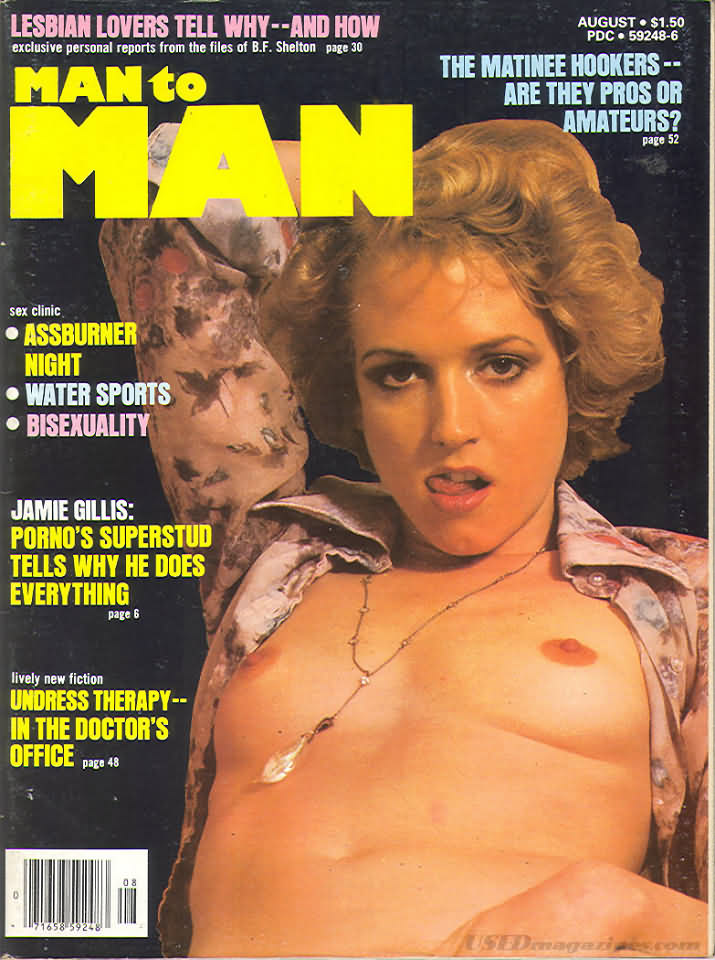 Man to Man August 1976 August 1976 magazine back issue cover