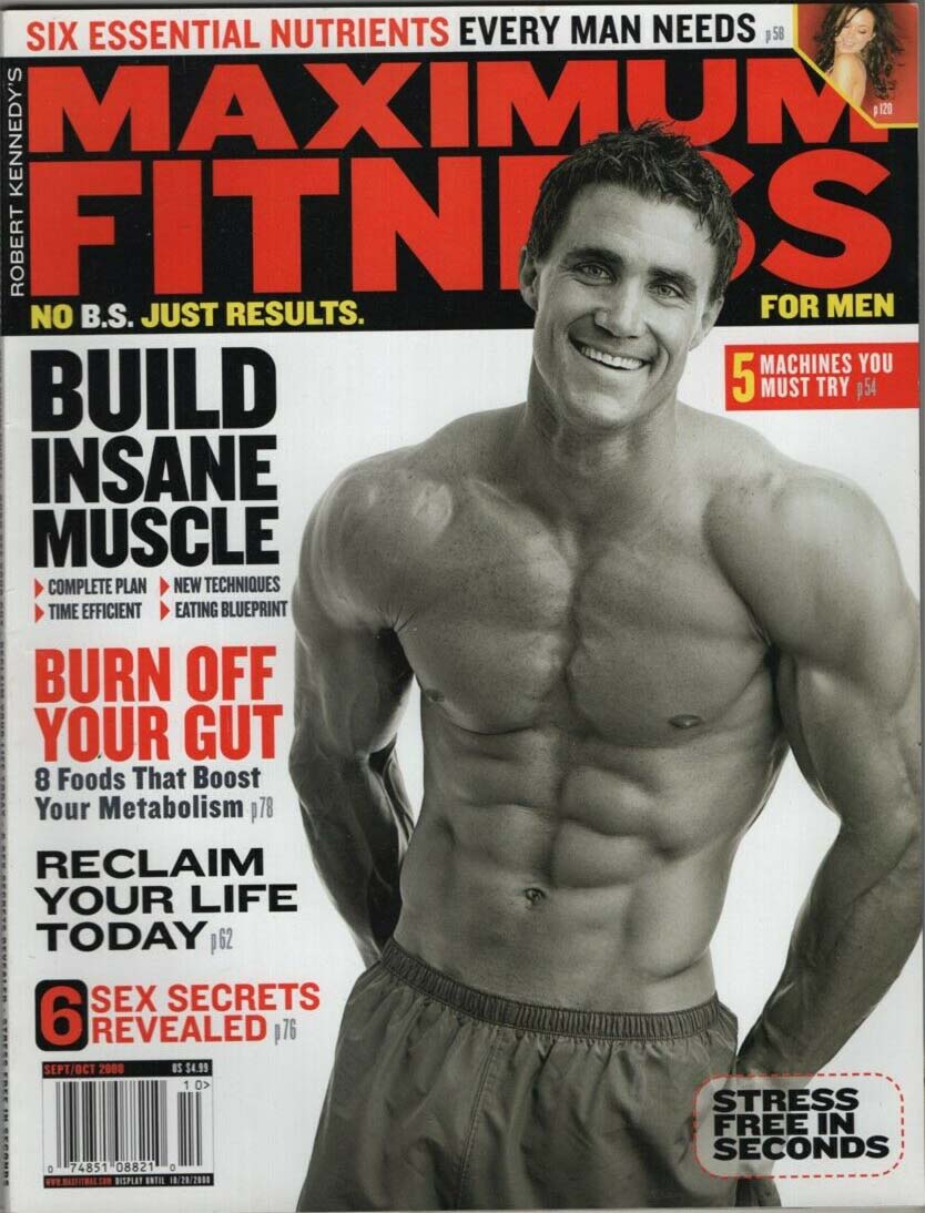 Maximum Fitness September/October 2008 September 2008 magazine back issue cover