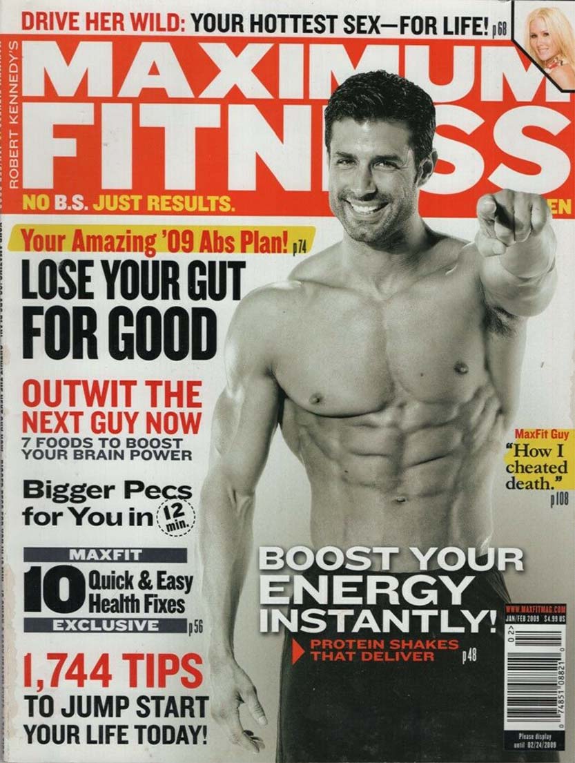 Maximum Fitness January/February 2009 January 2009 magazine back issue cover