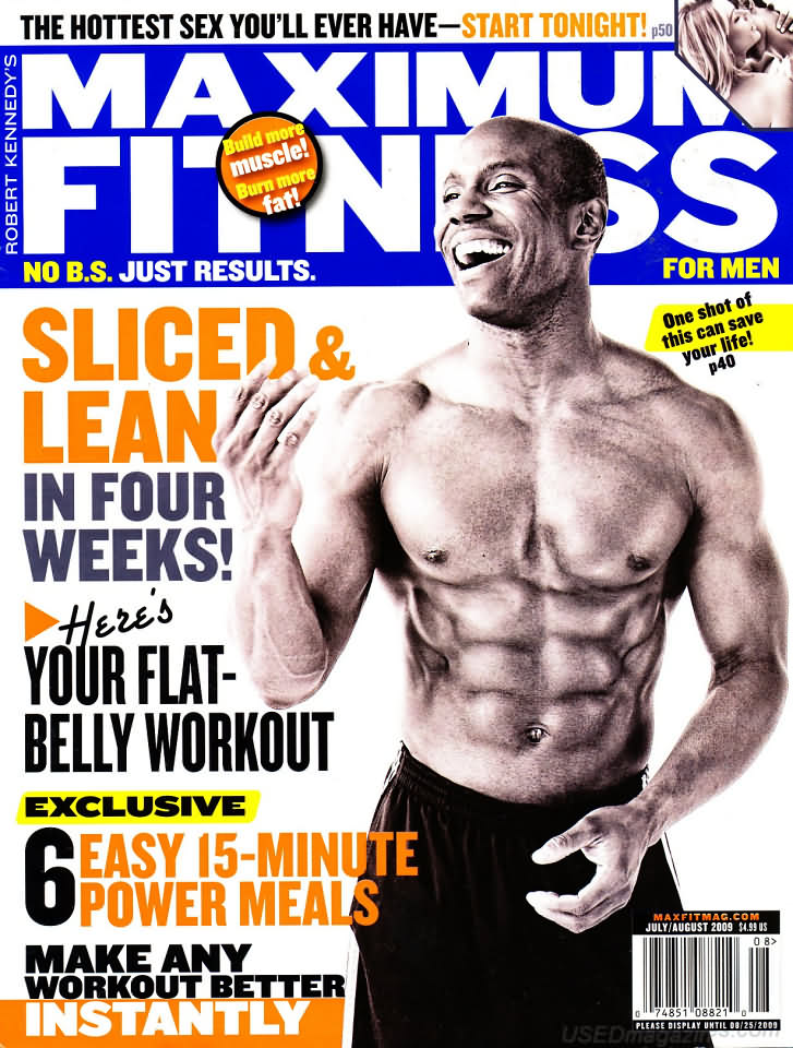 Maximum Fitness July/August 2009 July 2009 magazine back issue cover