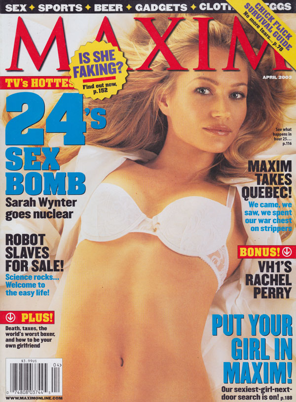 Maxim # 64, April 2003 April 2003 magazine back issue cover