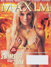 Maxim # 74, February 2004 magazine back issue cover