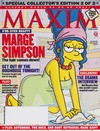 Maxim # 76, April 2004, Marge Simpson, Cover 2 of 2 magazine back issue cover