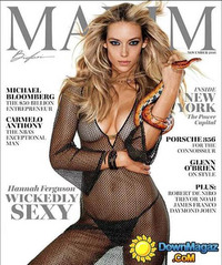 Maxim November 2016 magazine back issue cover