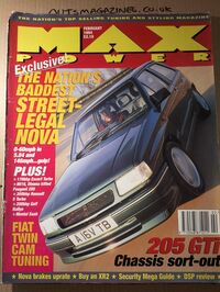 Max Power February 1994 magazine back issue cover