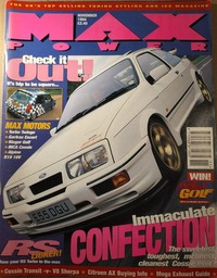 Max Power November 1994 magazine back issue cover