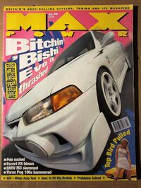 Max Power July 1998 magazine back issue cover