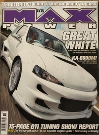Max Power October 2005 magazine back issue cover