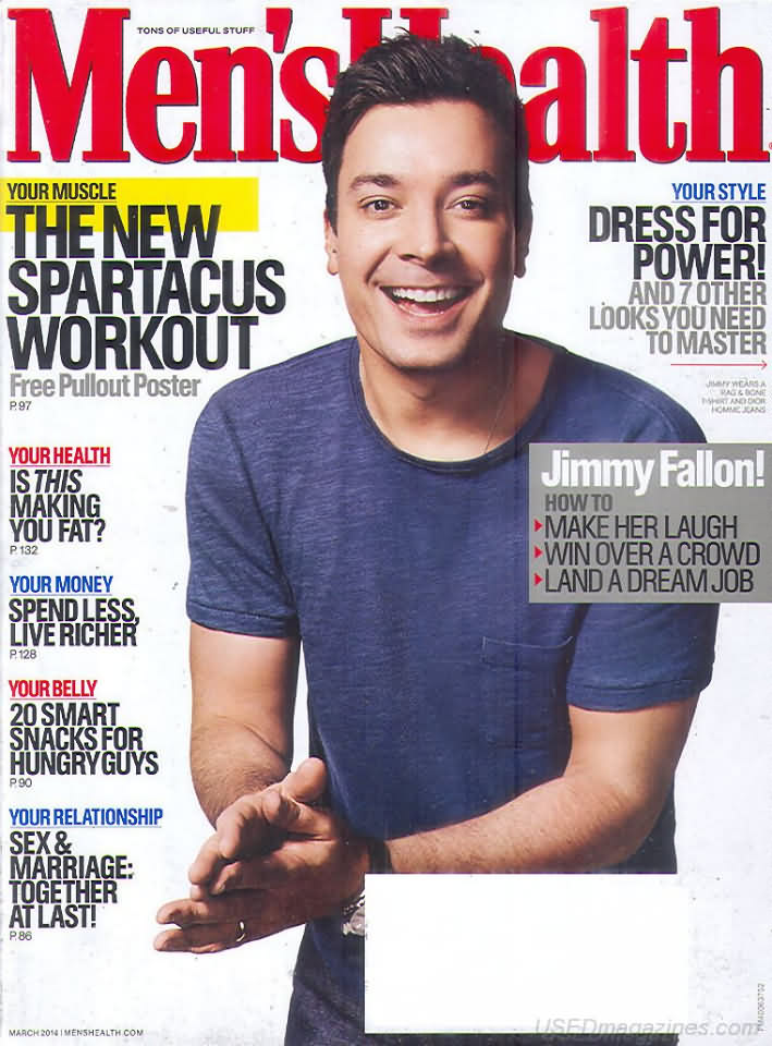Men's Health March 2014 March 2014 magazine back issue cover