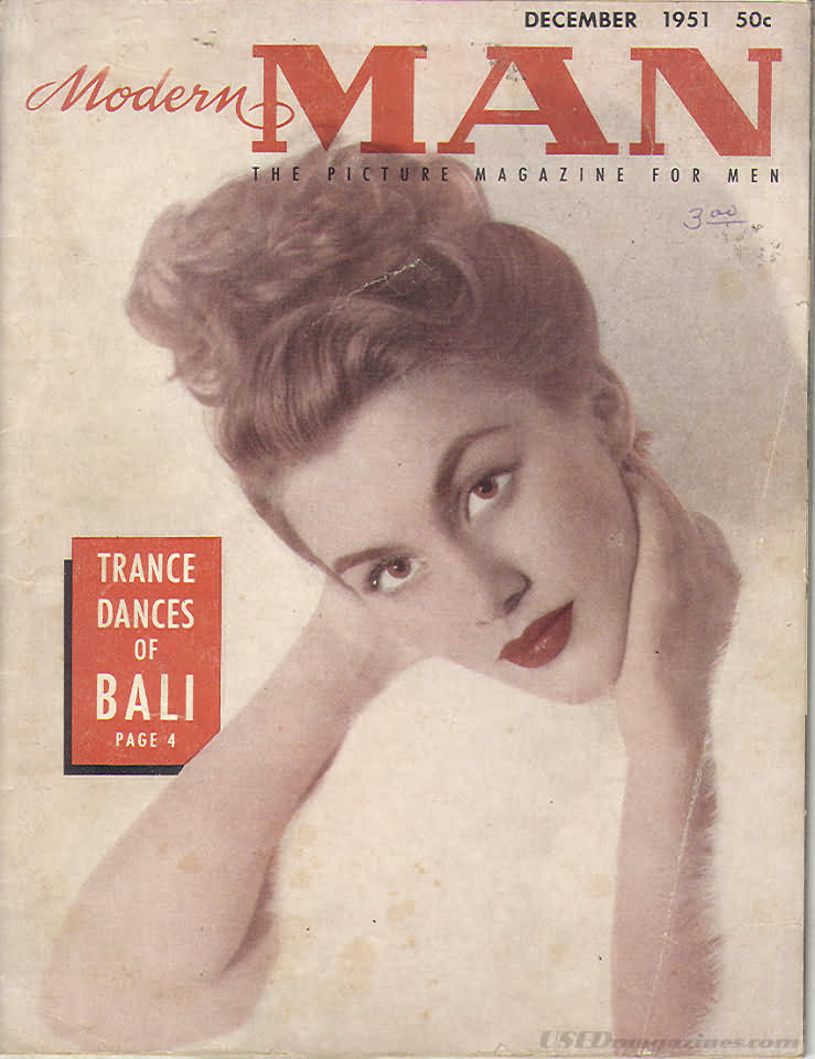 Modern Man December 1951 magazine back issue cover