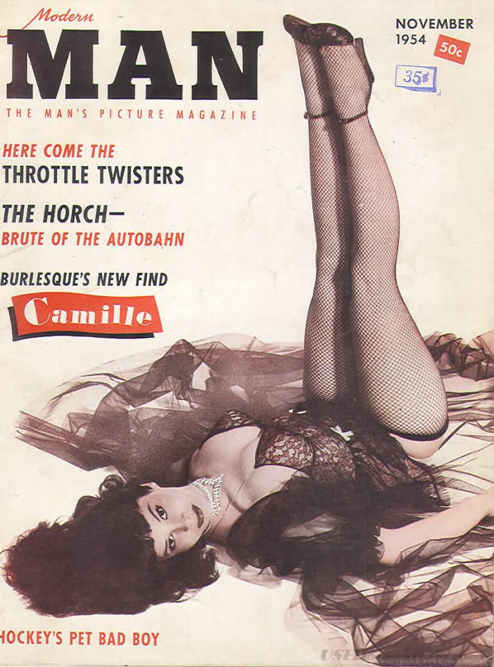 Modern Man November 1954 November 1954 magazine back issue cover
