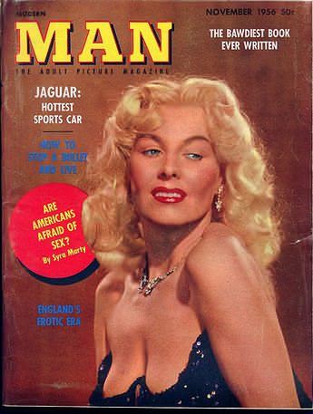 Modern Man November 1956 magazine back issue cover