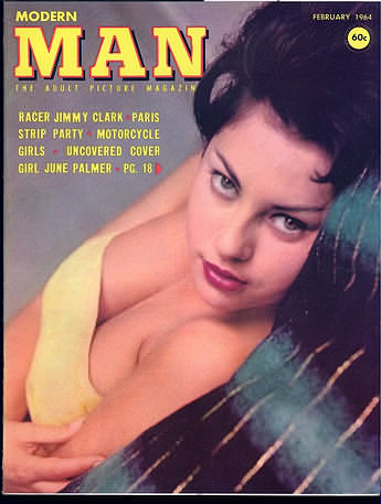 Modern Man February 1964 magazine back issue cover