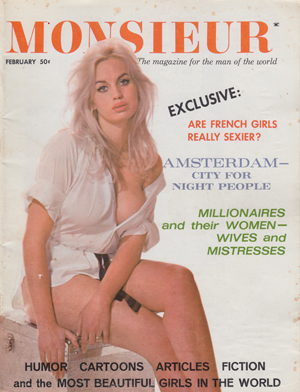 Monsieur February 1964 February 1964 magazine back issue cover