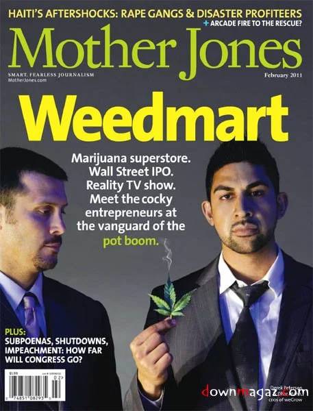 Mother Jones January/February 2011 January 2011 magazine back issue cover