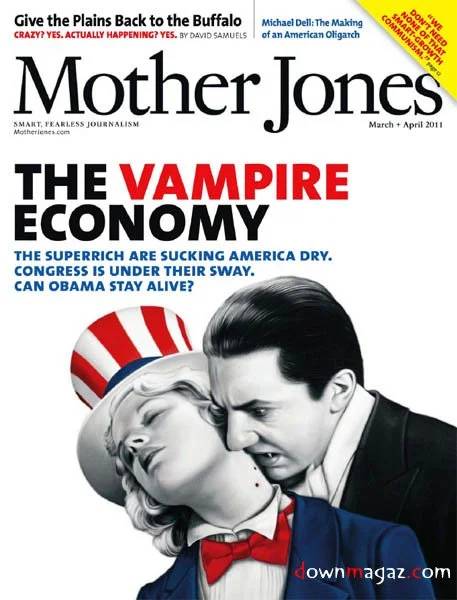 Mother Jones March/April 2011 March 2011 magazine back issue cover