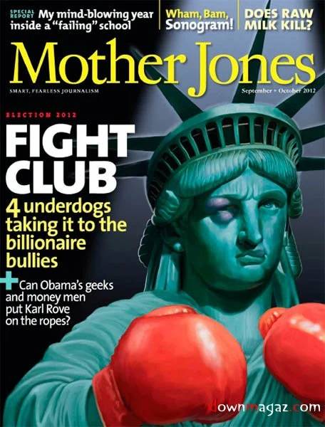 Mother Jones September/October 2012 September 2012 magazine back issue cover