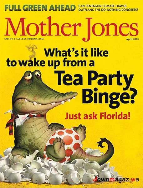 Mother Jones March/April 2013 March 2013 magazine back issue cover