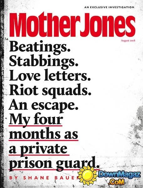 Mother Jones July/August 2016 July 2016 magazine back issue cover