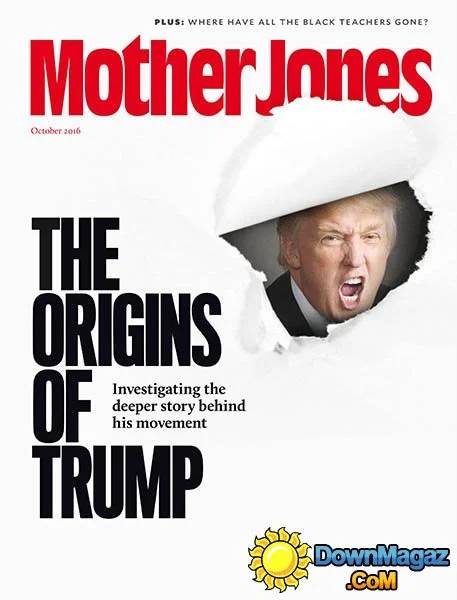 Mother Jones September/October 2016 September 2016 magazine back issue cover