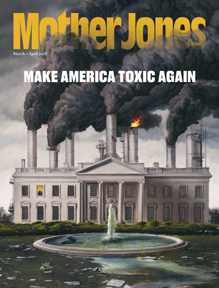 Mother Jones March/April 2018 March 2018 magazine back issue cover