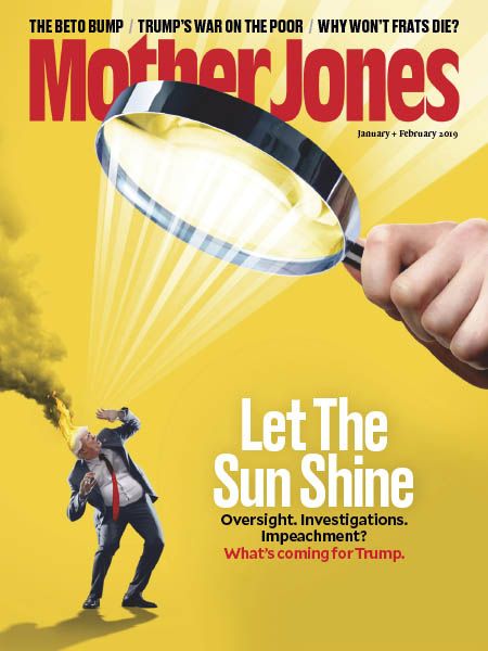 Mother Jones January/February 2019 January 2019 magazine back issue cover