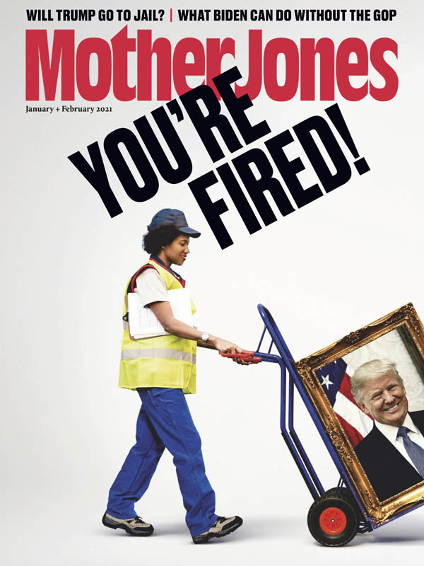 Mother Jones January/February 2021 January 2021 magazine back issue cover