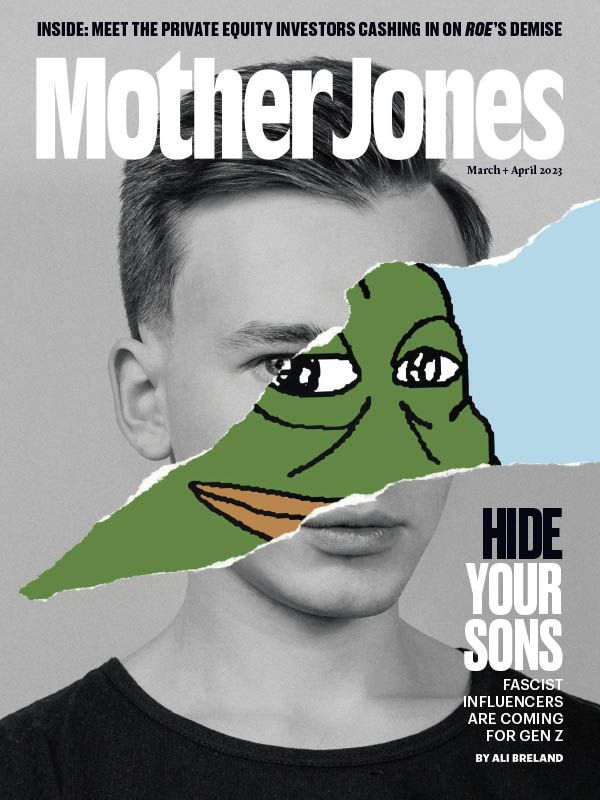 Mother Jones March/April 2023 March 2023 magazine back issue cover