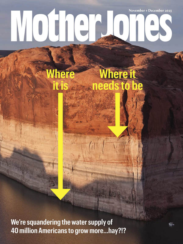 Mother Jones November/December 2023 November 2023 magazine back issue cover