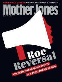 Mother Jones September/October 2019 magazine back issue cover