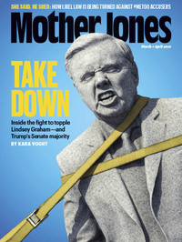 Mother Jones March/April 2020 magazine back issue cover