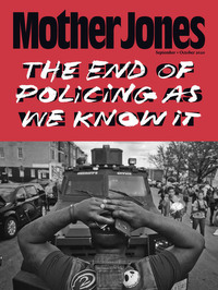 Mother Jones September/October 2020 magazine back issue cover