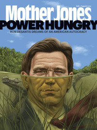 Mother Jones July/August 2023 magazine back issue cover