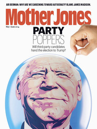 Mother Jones May/June 2024 magazine back issue cover