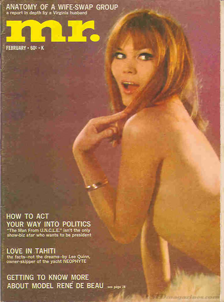 Mr. February 1966 February 1966 magazine back issue cover