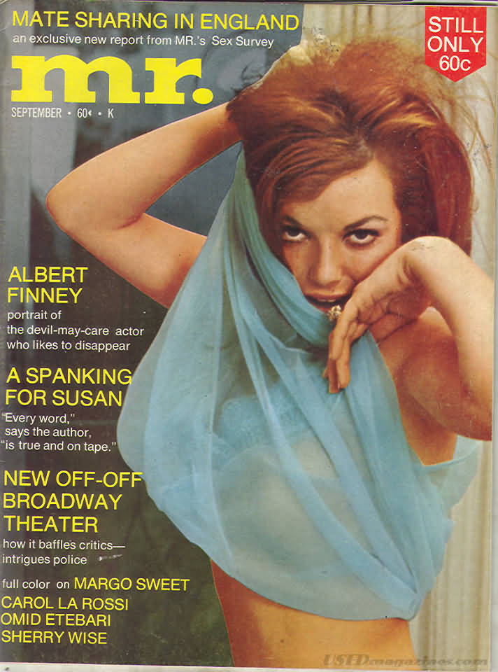 Mr. September 1968 September 1968 magazine back issue cover