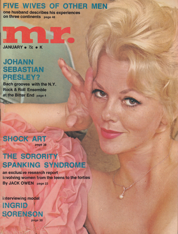 Mr. January 1969 January 1969 magazine back issue cover