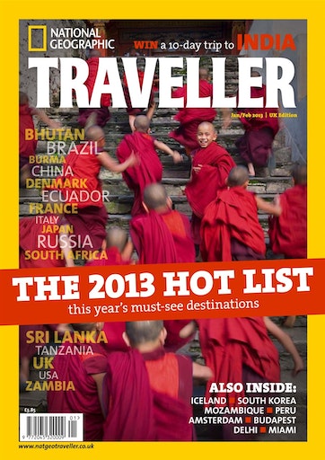 National Geographic Traveller January 2013 January 2013 magazine back issue cover