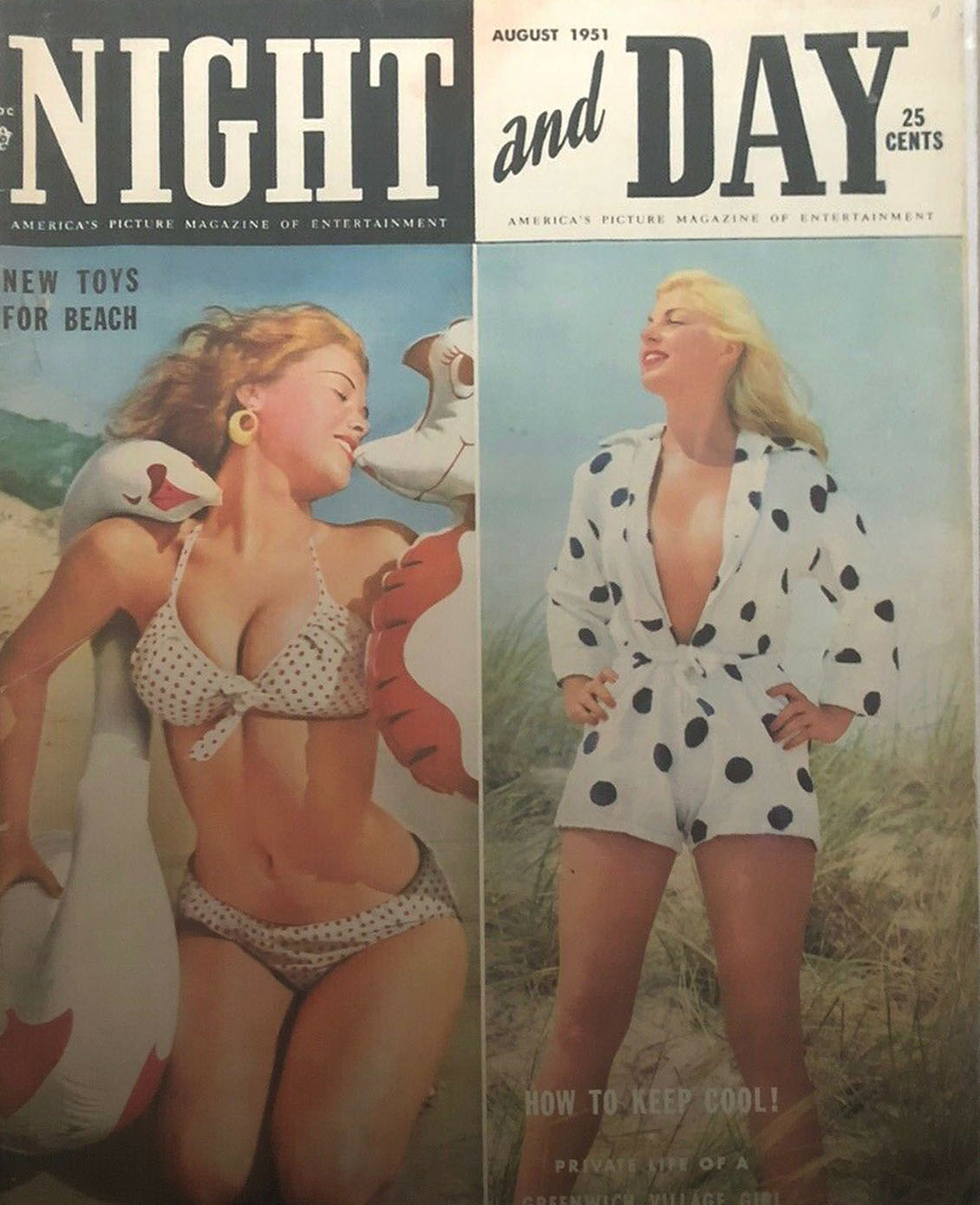 Night and Day August 1951 August 1951 magazine back issue cover