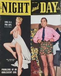 Night and Day July 1951 magazine back issue cover