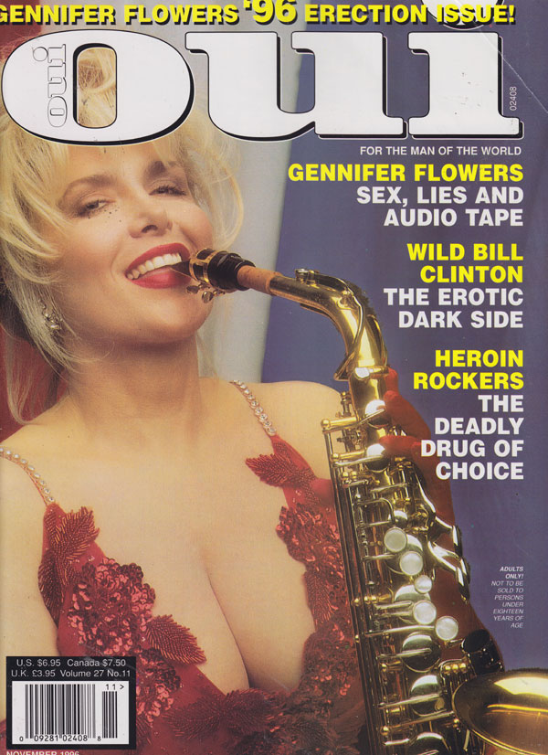 Oui November 1996 November 1996 magazine back issue cover