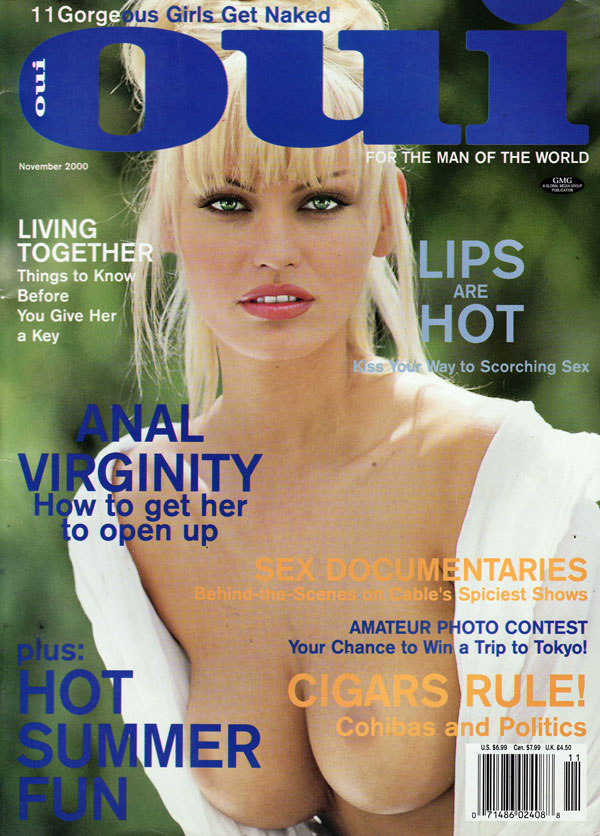 Oui November 2000 November 2000 magazine back issue cover