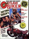 Outlaw Biker August 1989 magazine back issue cover