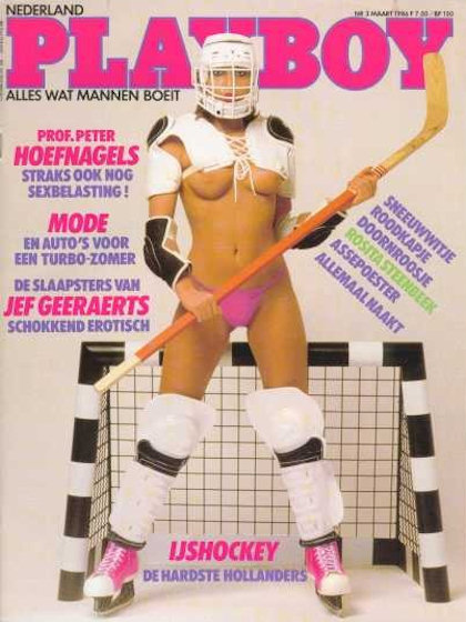 Playboy (Netherlands) March 1986 March 1986 magazine back issue cover