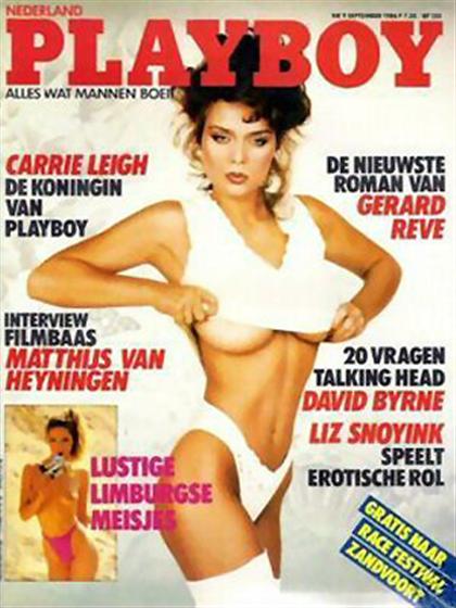 Playboy (Netherlands) September 1986 September 1986 magazine back issue cover