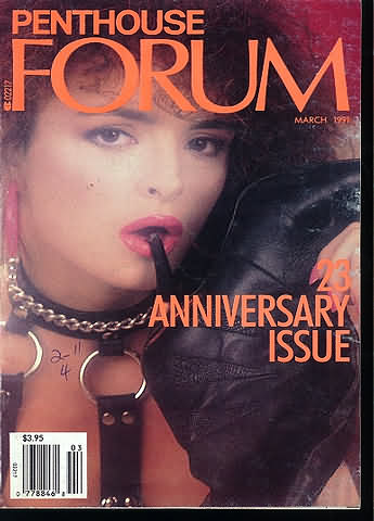 Penthouse Forum March 1991 March 1991 magazine back issue cover