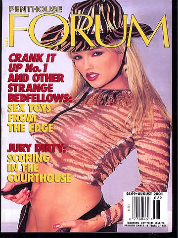 Penthouse Forum August 2001 August 2001 magazine back issue cover