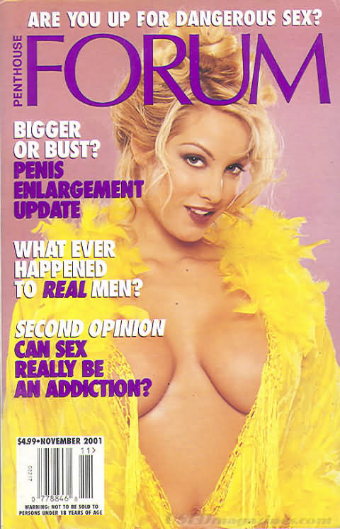 Penthouse Forum November 2001 November 2001 magazine back issue cover