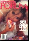 Penthouse Forum October 1991 magazine back issue cover